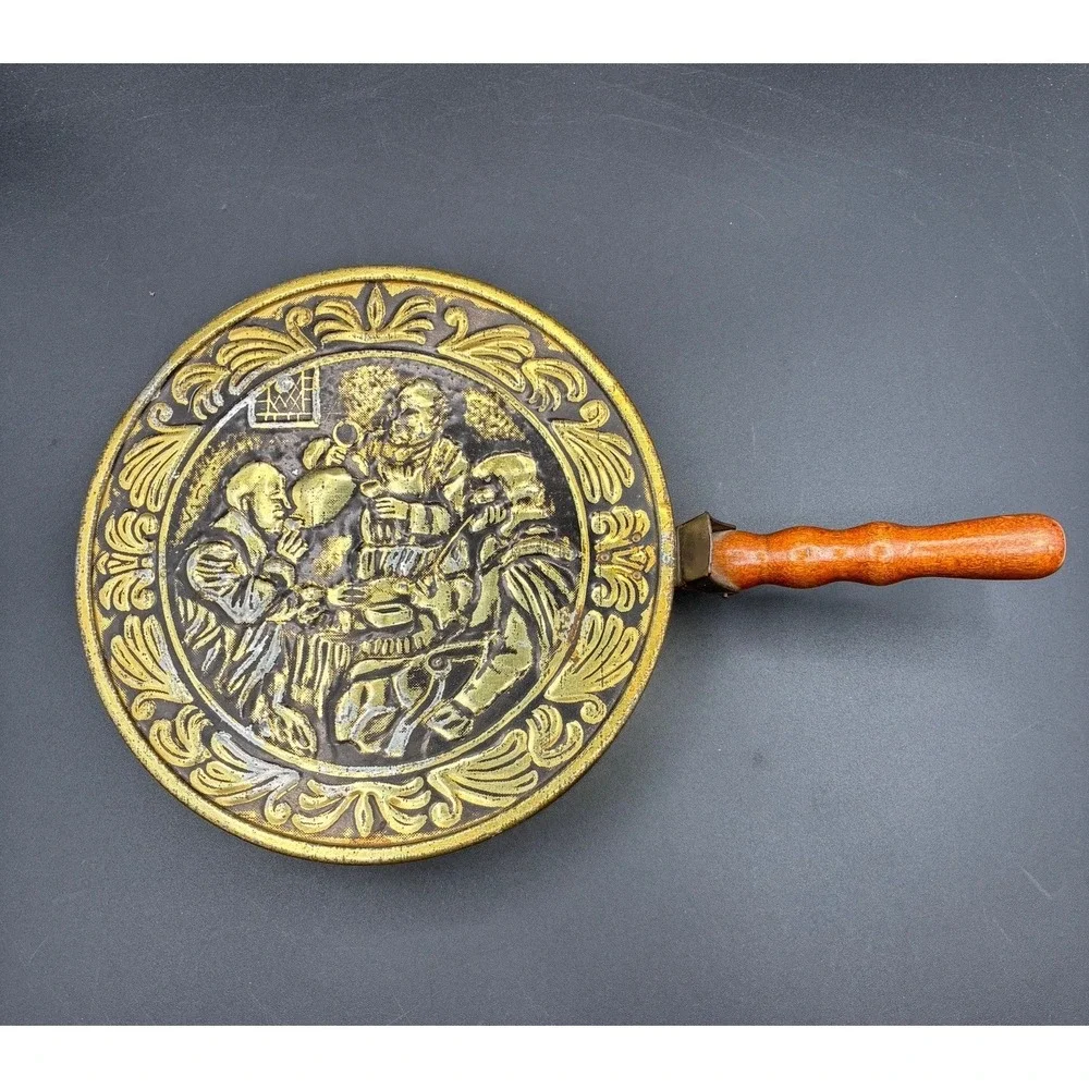 Vintage Weibro Brass Colored Ash Pan Made in USA Fireplace Accessory